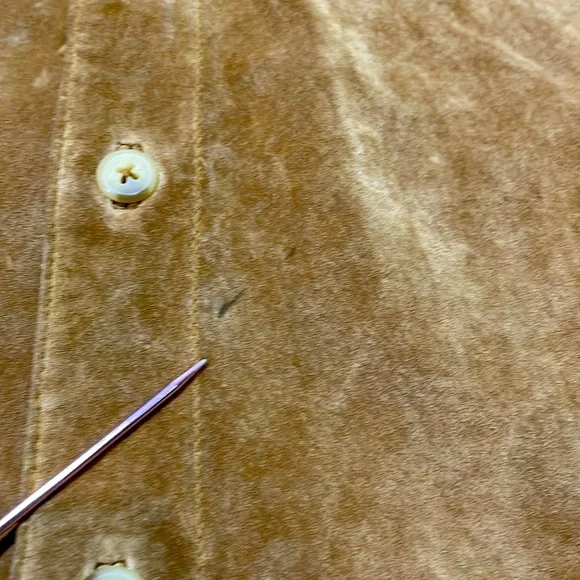 Men's 100% Real Suede Leather Trucker Jacket Shirt Western Wear Field Gear XLT - Picture 14 of 15